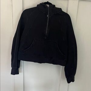 lululemon athletica Black Scuba Half-Zip Hoodie